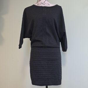 Max Studio Charcoal Gray Dress